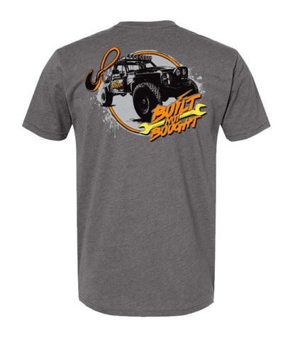Built Not Bought Fab Rats T-Shirt - Gray
