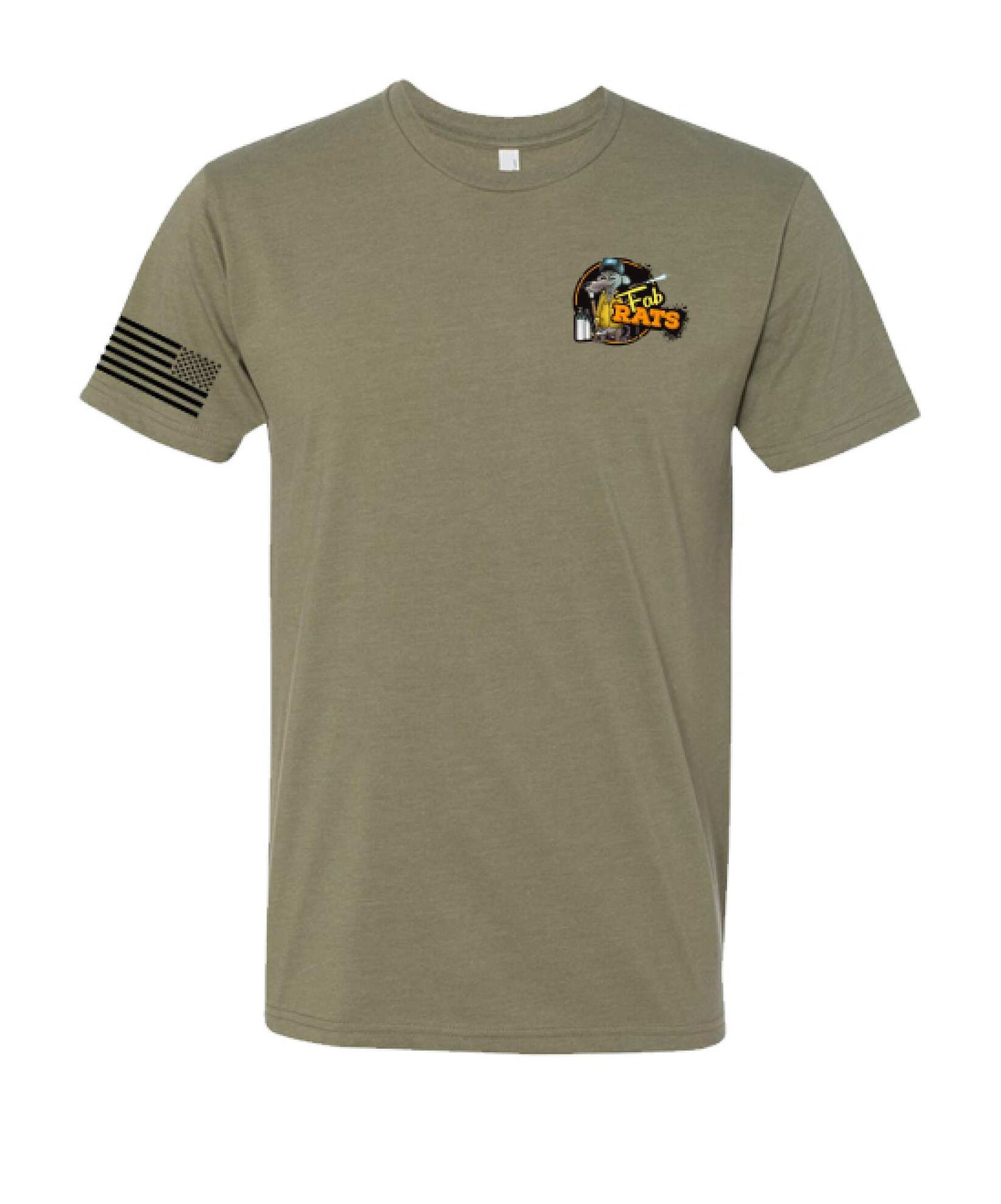 Built Not Bought Fab Rats T-Shirt - Light Green