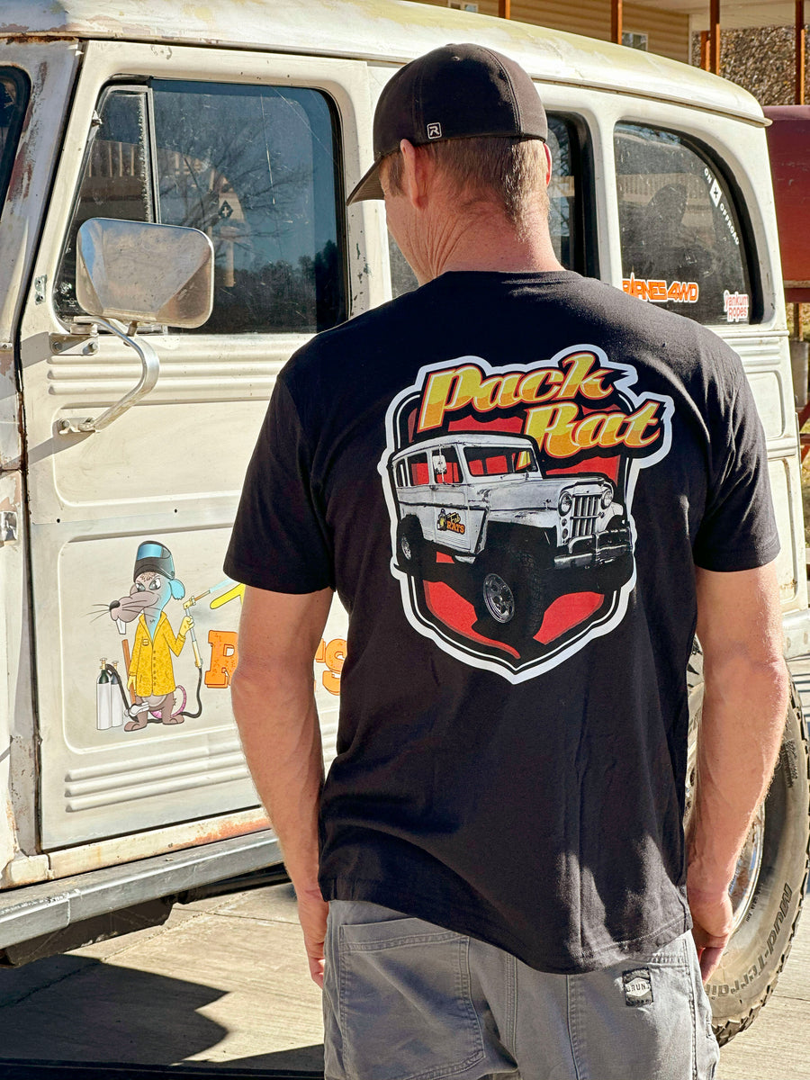 Pack Rat T-shirt - Black – The Fab Rats
