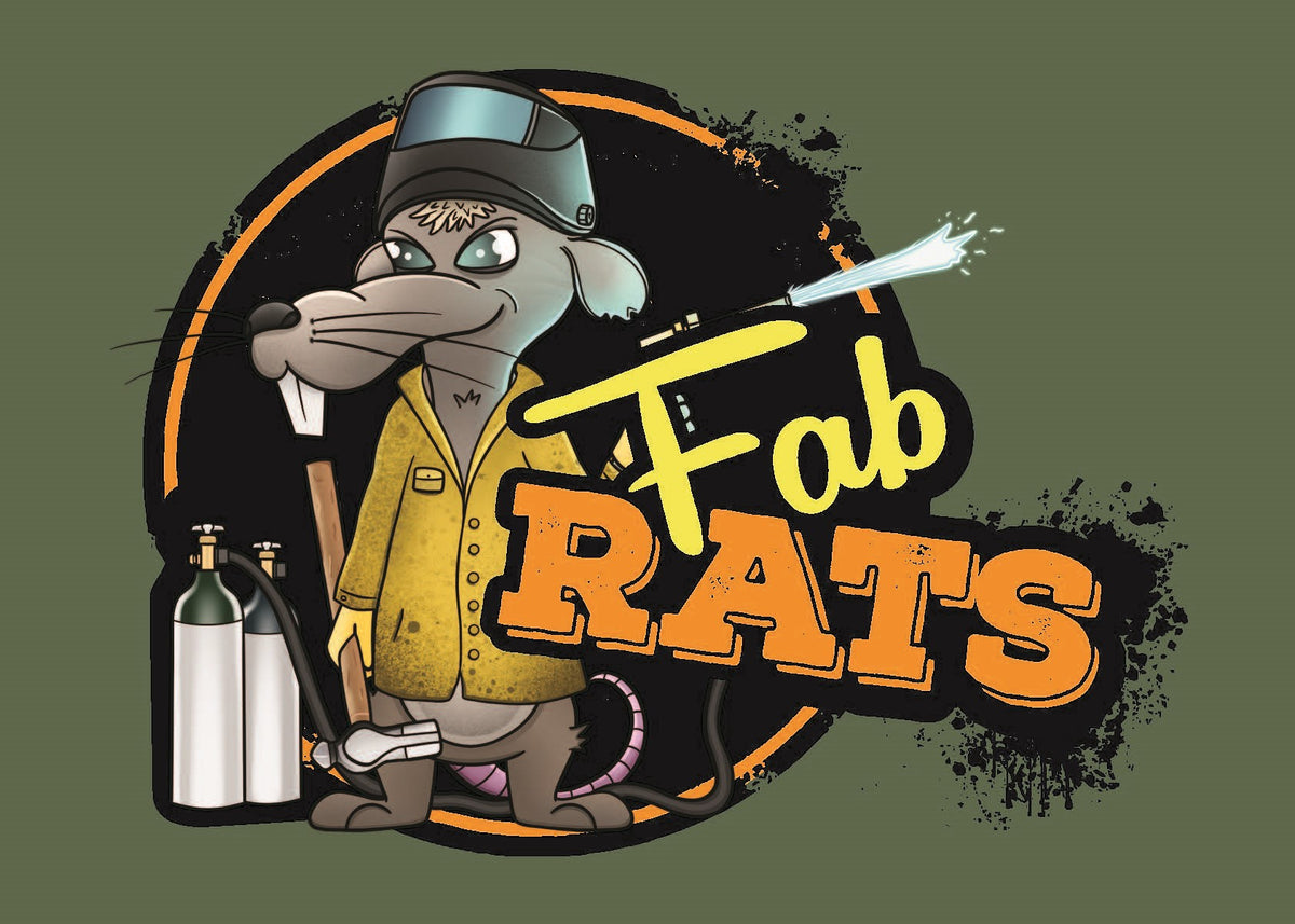 Built Not Bought Fab Rats T-Shirt - Light Green