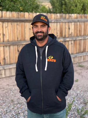 Zip Up Fab Rats Original Welder Hoodie - Dark Gray